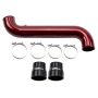 Wehrli WCF100682-RED 11-16 Duramax LML Passenger Side 3.5 in. Intercooler Pipe - WCFab Red