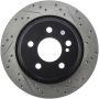 Stoptech 127.35063L Slotted & Drilled Sport Brake Rotor