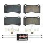 PowerStop Z23-2195 PowerStop - Z23 Daily Driver Carbon-Fiber Ceramic Brake Pads with Hardware Kit