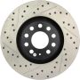 StopTech 05-06 Audi A4 Quattro/ 02-04 A6 Quattro / 99-02 S4 Front Right Slotted & Drilled Rotor