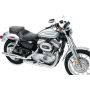 Mustang Motorcycle 76505 Mustang 04-21 Harley Sportster Wide Touring Passenger Seat w/Studs - Black
