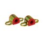 Prothane 19-1118 Universal Sway Bar Bushings - 19mm for A Bracket - Red