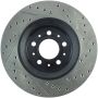 Stoptech 127.39023R Slotted & Drilled Sport Brake Rotor