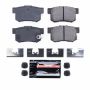 PowerStop Z23-536 PowerStop - Z23 Daily Driver Carbon-Fiber Ceramic Brake Pads with Hardware Kit