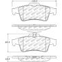 Stoptech 305.10950 Street Select Brake Pads - Rear