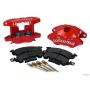 Wilwood 140-11291-R D52 Front Caliper Kit - Red 2.00 / 2.00in Piston 1.04in Rotor