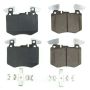 PowerStop 17-2162 PowerStop - Z17 Low-Dust Ceramic Brake Pads with Hardware