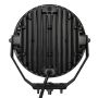 Go Rhino 751700911DRS Xplor Blackout Series Round LED Sgl Driving Kit w/DRL (Surface/Thread Stud Mnt) 9in. - Blk