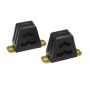 Prothane Universal Bump Stop 4 1/2 Multi-Mount - Black