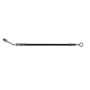 Goodridge HD3001-1CC-BK60 60in Universal Clutch Line w/SS Fittings & Black Hose - Straight Banjo w/M10 Fitting