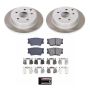 PowerStop SC4671 Semi-Coated Rotor and Low-Dust Ceramic Brake Pad Kit