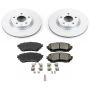 PowerStop CRK6968 Genuine Geomet Coated Rotor and Low-Dust Ceramic Brake Pad Kit