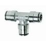 Firestone 3453 Union Tee 1/4in. Nickel Push-Lock Air Fitting - 6 Pack (WR17603453)