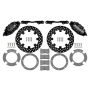 Wilwood 140-16628-D 17-21 Can-Am X3RS Black 6-Piston Front Kit 11.25in - Drilled Rotors