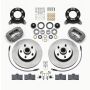Wilwood 140-13476 Forged Dynalite-M Front Kit 11.30in 1 PC Rotor&Hub 1965-1969 Mustang Disc & Drum Spindle