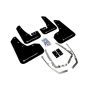 Rally Armor MF37-UR-BLK/WH Black Mud Flap/White Logo