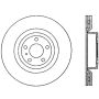 Stoptech 128.33124L Drilled Sport Brake Rotor