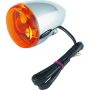 Bikers Choice 495536 Chrome Bullet Rear Turn Signal Single Filament Amber Replaces 67104-83 68977-00