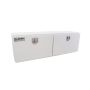 Dee Zee DZ59WH Deezee Universal Tool Box - Specialty 60In Topsider White BT Alum