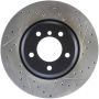 Stoptech 127.34104L Slotted & Drilled Sport Brake Rotor