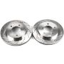 PowerStop AR8557XPR PowerStop Evolution Performance Drilled, Slotted & Plated Brake Rotor Pair