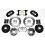 Wilwood 140-10908 Narrow Superlite 4R Rear P-Brk Kit 12.88in Chevy 12 Bolt w/ C-Clips Stggrd mt