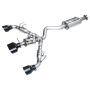 AWE Tuning 3015-53472 2023+ Toyota GR Corolla Touring Edition Exhaust - Diamond Black Tips