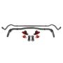 BMR 08-19 Dodge Challenger Front/Rear Hollow 38mm/25mm Sway Bar Kit w/ Bushings - Black Hammertone