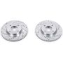 PowerStop JBR1191XPR PowerStop Evolution Performance Drilled, Slotted & Plated Brake Rotor Pair