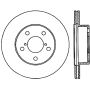 Stoptech 128.47023R Drilled Sport Brake Rotor
