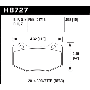 Hawk Performance HB727D.592 ER-1 Disc Brake Pad