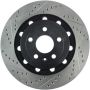 Stoptech 127.65136R Slotted & Drilled Sport Brake Rotor