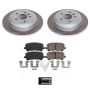 PowerStop SC7727 Semi-Coated Rotor and Low-Dust Ceramic Brake Pad Kit