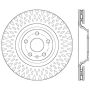 Stoptech 127.33140L Slotted & Drilled Sport Brake Rotor