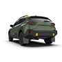 Rally Armor MF116-UR-BLK-WOR Black Mud Flap/Wild Orange Logo