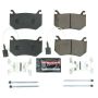 PowerStop Z23-2043 PowerStop - Z23 Daily Driver Carbon-Fiber Ceramic Brake Pads with Hardware Kit