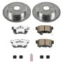PowerStop K3098-26 Z26 Street Performance Ceramic Brake Pad and Drilled & Slotted Rotor Kit