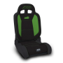PRP Seats A8701044-50-W PRP EnduroDaily Reclining Suspension Seat - Black/Green Tweed - Driver