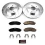 PowerStop K1576 Z23 Daily Driver Carbon-Fiber Ceramic Brake Pad and Drilled & Slotted Rotor Kit