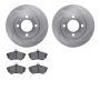 Dynamic Friction 6502-74123 Rotor Kit
