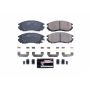 PowerStop Z23-1104 PowerStop - Z23 Daily Driver Carbon-Fiber Ceramic Brake Pads with Hardware Kit