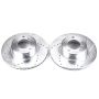 PowerStop EBR496XPR PowerStop Evolution Performance Drilled, Slotted & Plated Brake Rotor Pair
