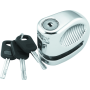 BikeMaster 132223 Bully Lock Disc Chrome w/ Pouch - 5.5mm