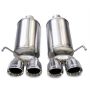 CORSA Performance 14469 Corsa 2005-2007 Chevrolet Corvette C6 6.0L V8 Polished Xtreme Axle-Back Exhaust