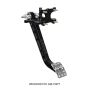 Wilwood 340-15077 Adjustable-Trubar Brake Pedal - Dual MC - Rev. Swing Mount - 6.25:1