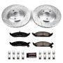 PowerStop K1676 Z23 Daily Driver Carbon-Fiber Ceramic Brake Pad and Drilled & Slotted Rotor Kit