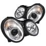 SPYDER 5011183 Projector Headlights - LED Halo - Chrome