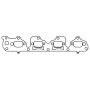 Cometic Gasket C4150-030 Cometic GM L42/L61/LAT/LE5 Gen-1/2 ECOTEC .030in MLS Exhaust Manifold Gasket