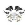 BMR 78-87 G-Body Rear Coilover Conversion Kit w/ Control Arm Bracket - Black Hammertone
