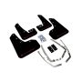 Rally Armor MF37-UR-BLK/RD Black Mud Flap/Red Logo